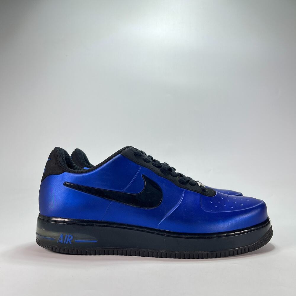 Nike Air Force 1 Foamposite Pro Low Blue Black Sneakers 532461-400 Men's Sz 11.5